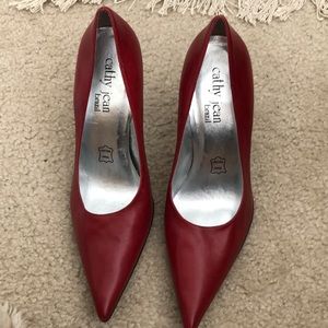 Cathy Jean discontinued Red Pointed Toe Pumps